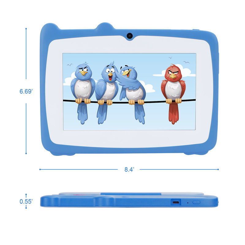 C idée Tablette d'étude Kidspad 7 pouces avec boîtier adapté aux enfants 4 Go + 64 Go Quad Core 600 X 1024 IPS CM80 Bleu