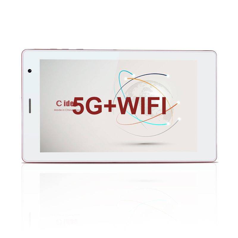 C idea Portable et pratique à utiliser Tablette à écran tactile de 7 pouces avec affichage haute résolution CM520 (rouge)