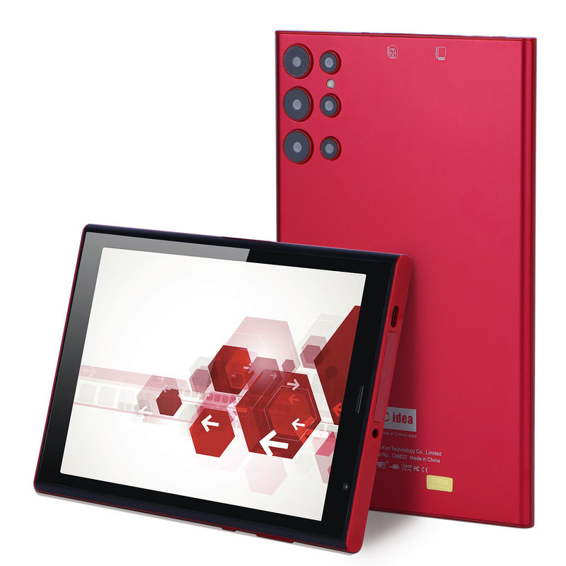 C idée Wifi 8 pouces Tablet PC avec une batterie de 8 000 mAh 512 Go stockage double caméra 5MP + 8MP CM822 (rouge)