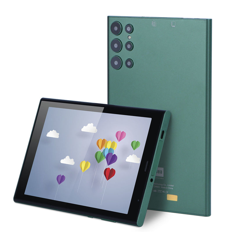 C idée 8 pouces Smart Tablet PC avec boîtier antichoc 128GB ROM 800x1280 IPS Affichage à écran tactile pour la lecture Vert CM822