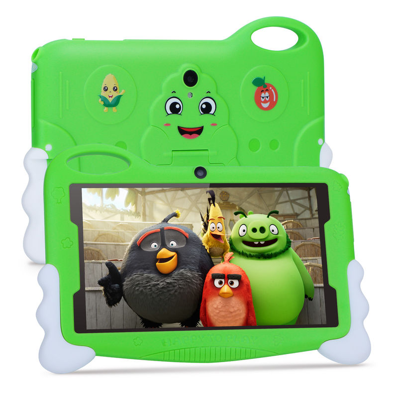 C idée Tablette d'étude pour enfants étudiants 7 pouces mignonne longue durée de vie de la batterie 32 Go Stockage 2 MP + 5 MP Doubles caméras CM90 Vert