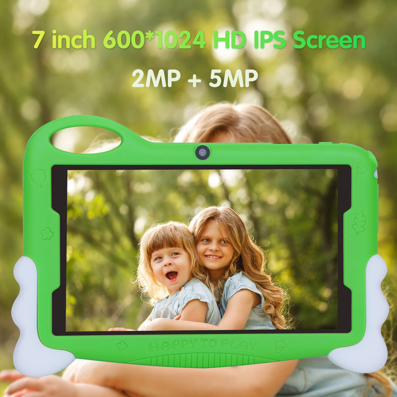 C idée Tablette d'étude pour enfants étudiants 7 pouces mignonne longue durée de vie de la batterie 32 Go Stockage 2 MP + 5 MP Doubles caméras CM90 Vert