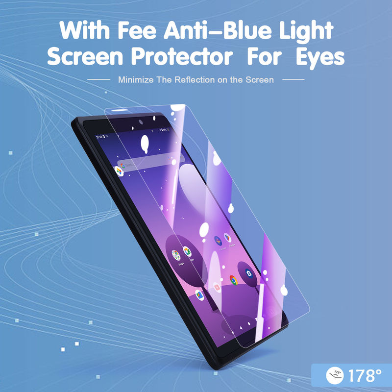 C idée Tablette portable 8 pouces Android 13 avec écran bleu WiFi 32 Go + 64 Go HD étendu IPS CM825