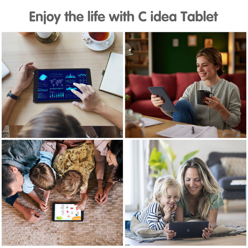 C idée Tablette portable 8 pouces Android 13 avec écran bleu WiFi 32 Go + 64 Go HD étendu IPS CM825