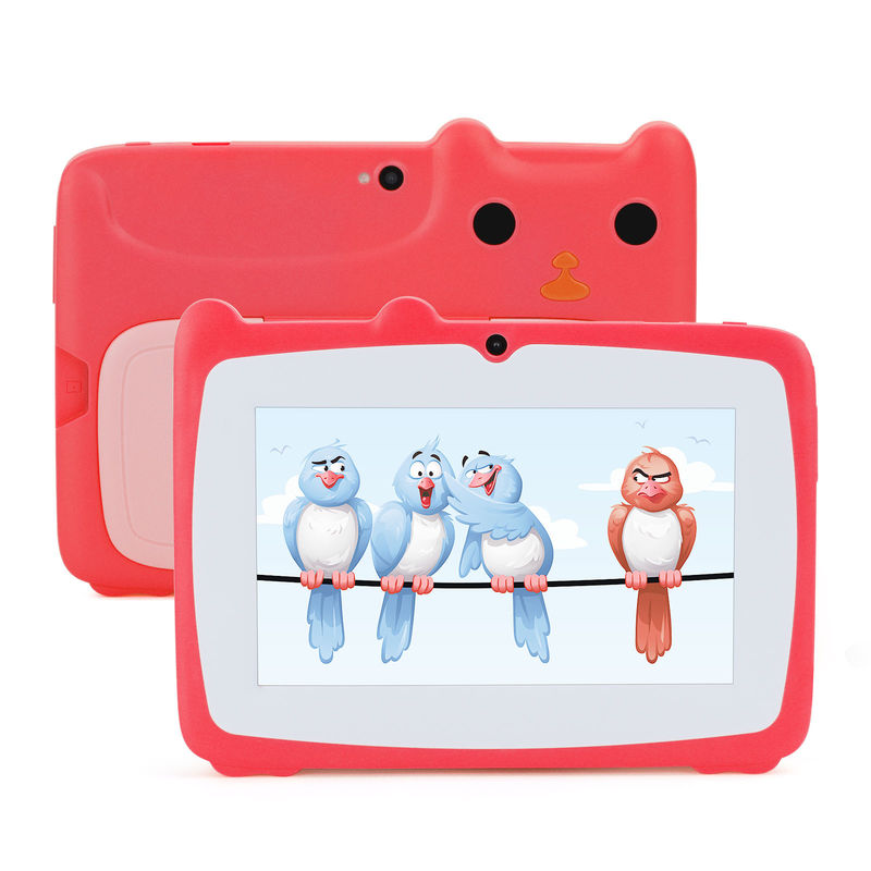 C idée Tablette éducative de 7 pouces Kidspad avec boîtier anti-enfant Grande batterie 5000mAh IWAWA pré-installé CM80Red