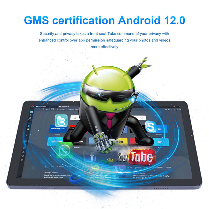 C Idea Tablette Android avec double caméra 6000mAh Certifiée Google Tablette P1200 de 10,1 pouces