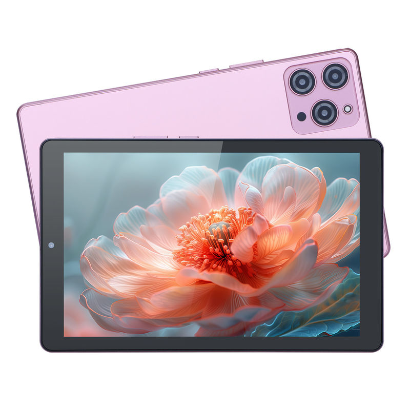 C idée Tablette Android 12 de 9 pouces 8 Go de RAM 512 Go de ROM 5 MP + 8 MP Tablette WIFI à double caméra avec carte SIM CM915 (Rose)