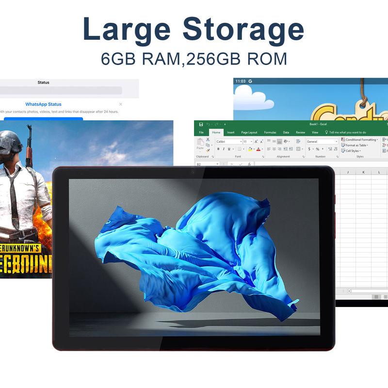 C idée 10 pouces Android 12 Tablet 8 Go de RAM 256 Go de ROM Modèle CM8000PLUS Rose