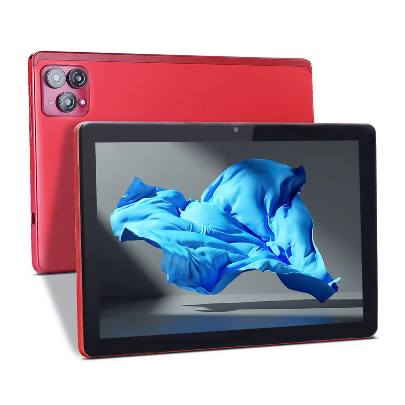 C idée 10 pouces Android 12 Tablet 8 Go de RAM 256 Go de ROM Modèle CM8000PLUS Rouge