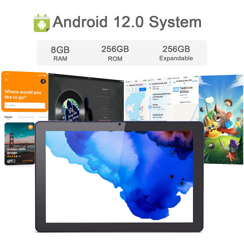 C idée 9,7 pouces Android 12 Tablet 8 Go de RAM 512 Go de ROM Modèle CM7800 Rose