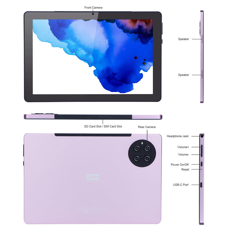 C idée 9,7 pouces Android 12 Tablet 8 Go de RAM 512 Go de ROM Modèle CM7800 Rose
