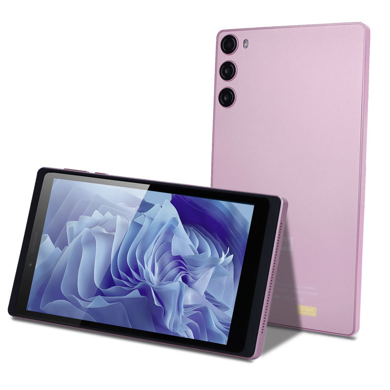 C Idea Android 12 Tablet 6 Go de RAM 128 Go de ROM avec carte SIM 7 pouces Tablette PC pour les étudiants CM525 rose