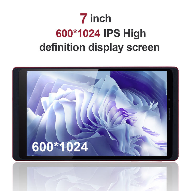C Idea Tablet 7 pouces 6 Go de RAM 128 Go de ROM avec carte SIM Tablet Android PC pour les étudiants CM525 rouge