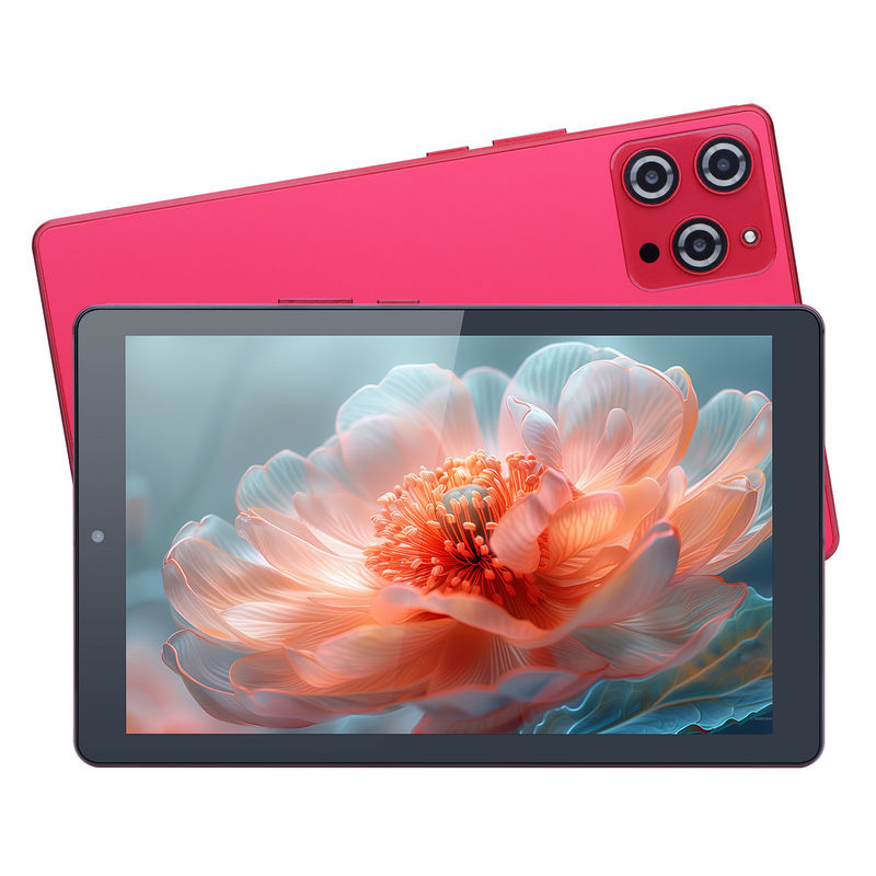 C idée Tablette Android 12 de 9 pouces 8 Go de RAM 512 Go de ROM 5 MP + 8 MP Tablette WIFI à double caméra avec carte SIM CM915 (rouge)