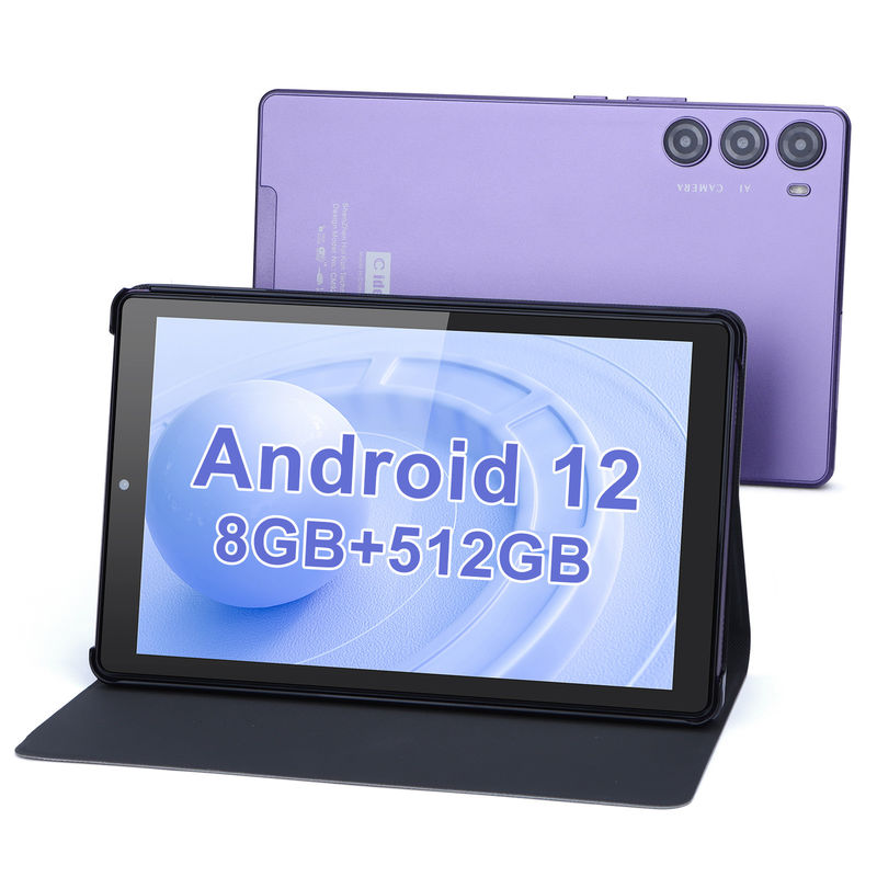 C idée 9 pouces Tablet PC WIFI 2.4G/5G 800x1280 IPS Écran Android Tablette Téléphone Appui aux appels avec double caméra ((Purple)