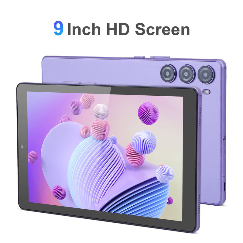 C idée 9 pouces Tablet PC WIFI 2.4G/5G 800x1280 IPS Écran Android Tablette Téléphone Appui aux appels avec double caméra ((Purple)
