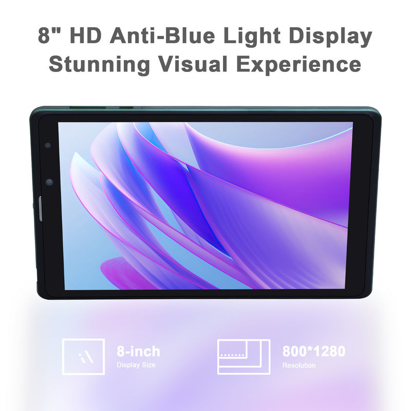 C idée Tablet PC Android 8 pouces Fabricant avec Android 12 Quad Core 8GB+512GB Stockage IPS HD Affichage CM835 (vert)
