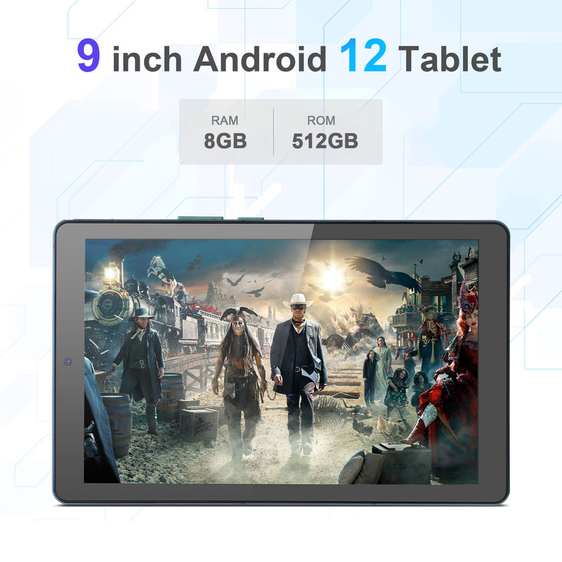 C idée 9 pouces Tablet PC WIFI 2.4G/5G 800x1280 IPS Écran Android Tablette Téléphone Appui aux appels avec double caméra ((vert)
