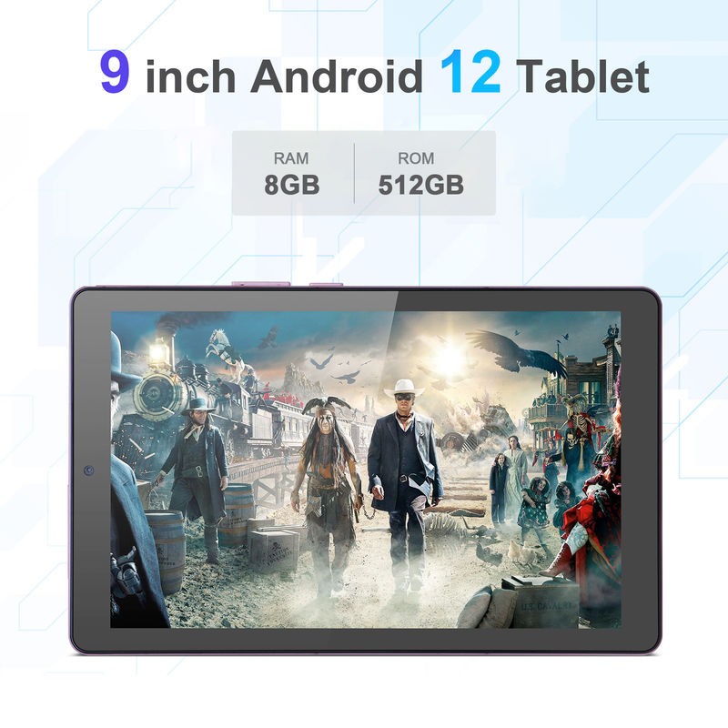 C idée 9 pouces PC tablette WIFI 2.4G / 5G 800x1280 IPS Écran Android Tablette Téléphone Appui aux appels avec double caméra ((Rose)