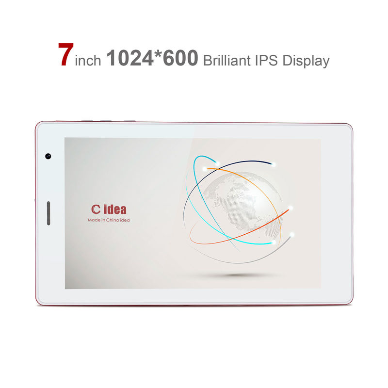 C idea Portable et pratique à utiliser Tablette à écran tactile de 7 pouces avec affichage haute résolution CM520 (rouge)