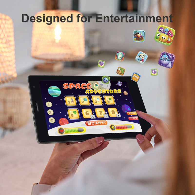C idea Portable et pratique à utiliser Tablette à écran tactile de 7 pouces avec affichage haute résolution CM520 (rouge)