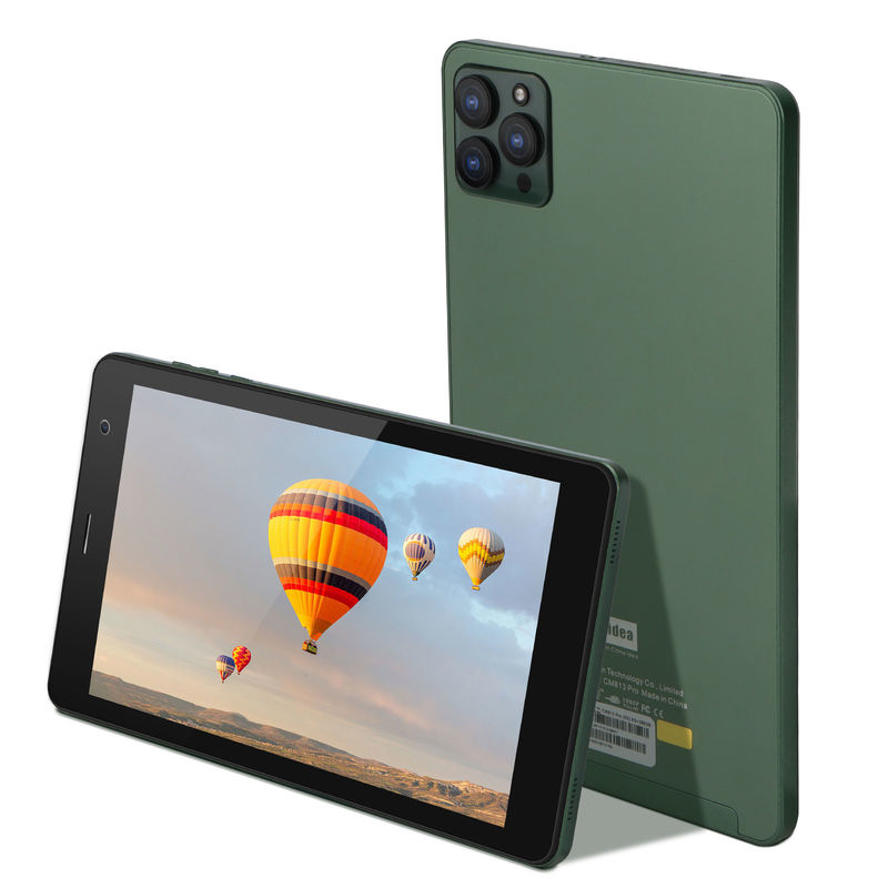 C idée 8 pouces Android Tablet PC Avec Android 12 OS Quad Core CPU 6 Go de RAM 512 Go de stockage IPS HD Affichage CM813-vert