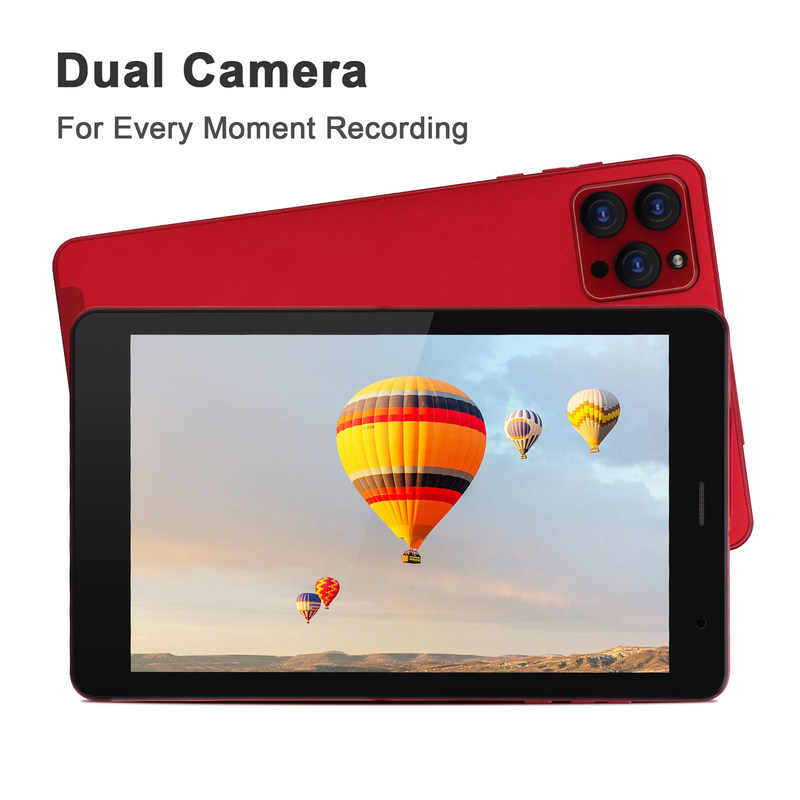 C idée Android 12 C idée 8 Smart Tablet PC avec boîtier ROM de 512 Go WiFi 1280x800 Résolution HD Écran tactile CM813-Rose