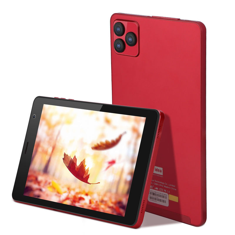 C idée 8 pouces Android 12 Tablette 6 Go de RAM 512 Go de ROM 8000 mAh Batterie 5 + 8 MP Caméra CM813 PRO rouge