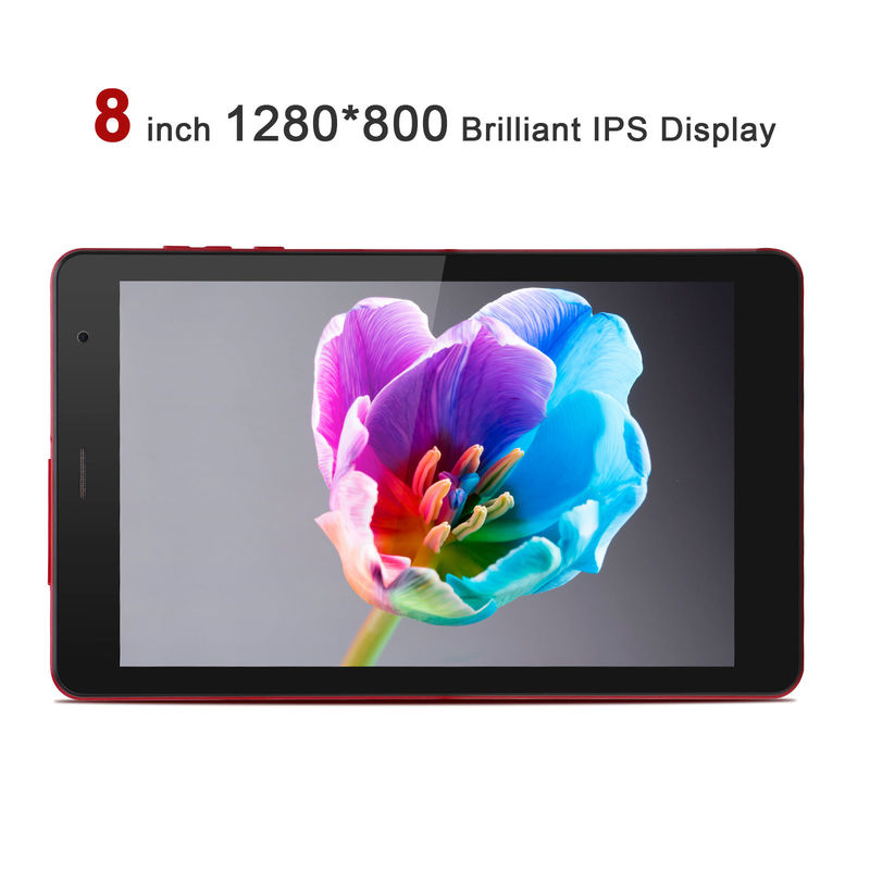 C idée Android 8 pouces Tablette PC Android 12 Tablette 512 Go Tablettes de stockage PC Processeur quad-core CM813 rouge