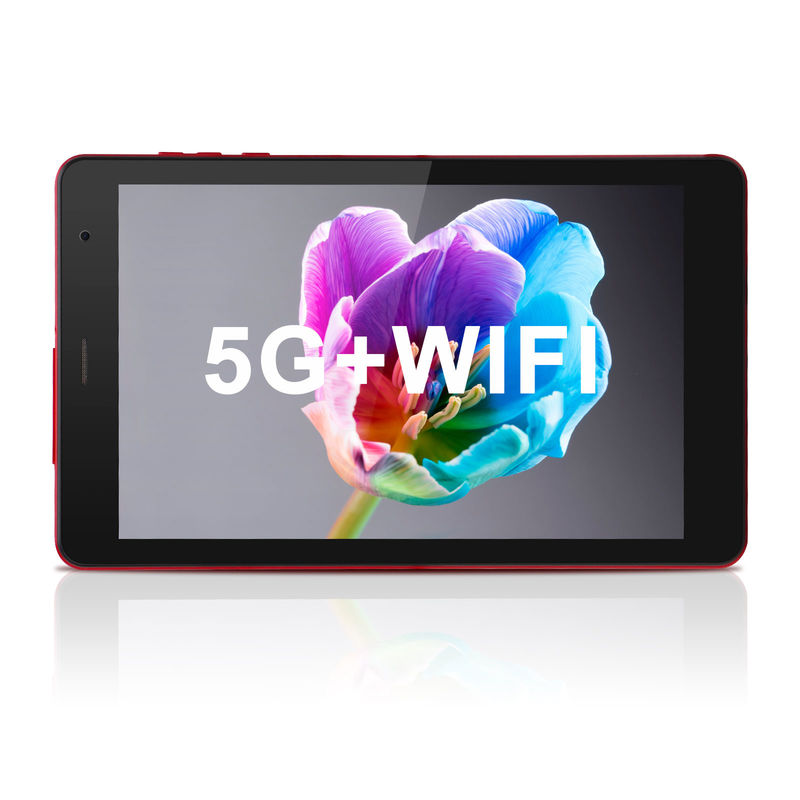 C idée Android 8 pouces Tablette PC Android 12 Tablette 512 Go Tablettes de stockage PC Processeur quad-core CM813 rouge