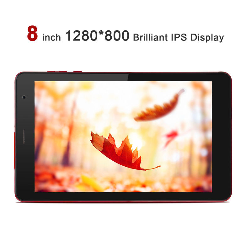 C idée 8 pouces Android 12 Tablette 6 Go de RAM 512 Go de ROM 8000 mAh Batterie 5 + 8 MP Caméra CM813 PRO rouge