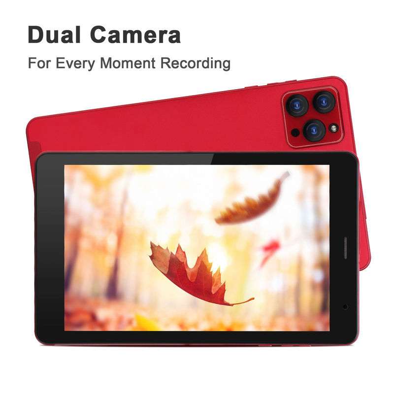 C idée 8 pouces Android 12 Tablette 6 Go de RAM 512 Go de ROM 8000 mAh Batterie 5 + 8 MP Caméra CM813 PRO rouge