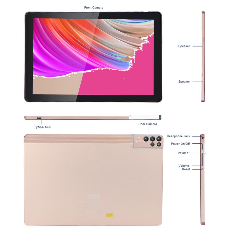 C Idée 10 pouces Tablette PC Android 12 Tablette 6 Go de RAM 256 Go de ROM 6000 mAh Batterie IPS HD Écran tactile CM7000PLUS