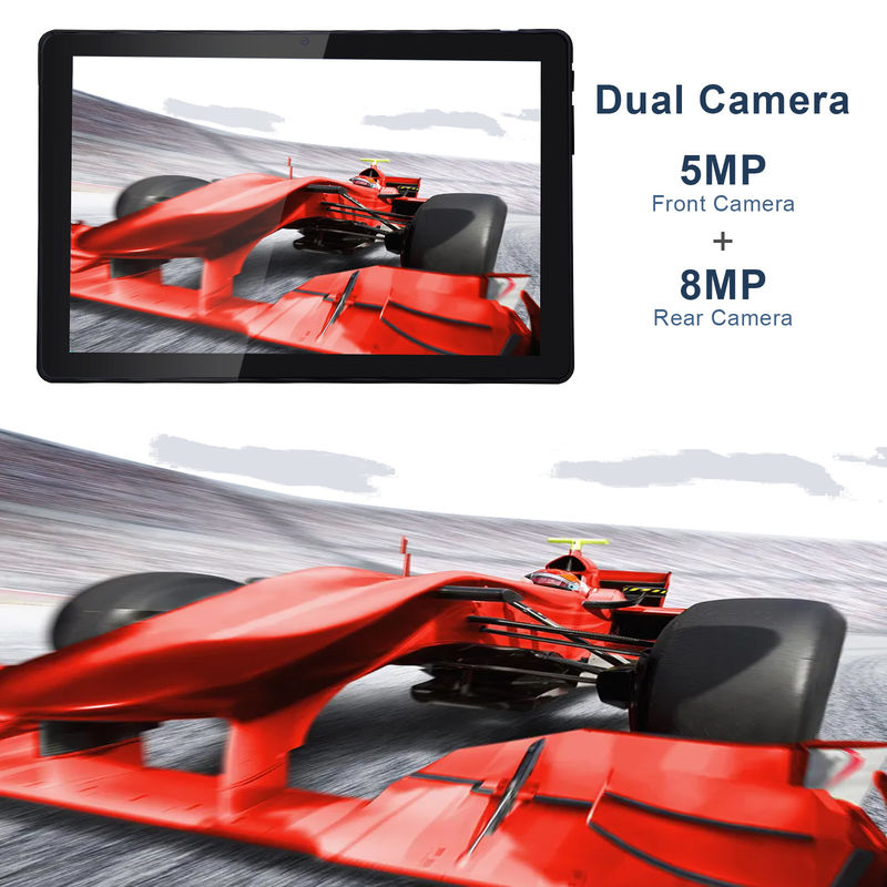C idée 800x1280 IPS 10 pouces Tablette PC avec boîtier 256GB ROM Quad Core Double 5MP + 8MP Caméra HD IPS Affichage CM7000 Noir
