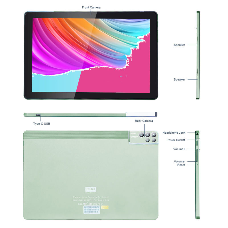 C idée 6+256GB 800x1280 IPS 10 pouces Tablette PC avec boîtier Quad Core double 5MP+8MP Caméra HD IPS Affichage CM7000