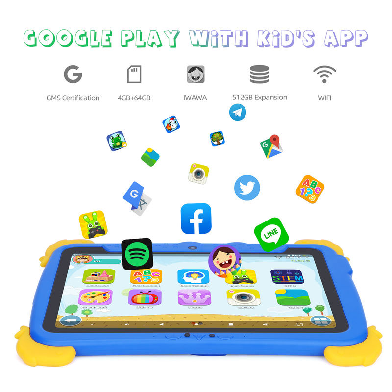 C idée Tables pour enfants 10,1 pouces Android 12 Tablette pour enfant 4 Go de RAM 64 Go de ROM Protection oculaire Écran tactile P1150