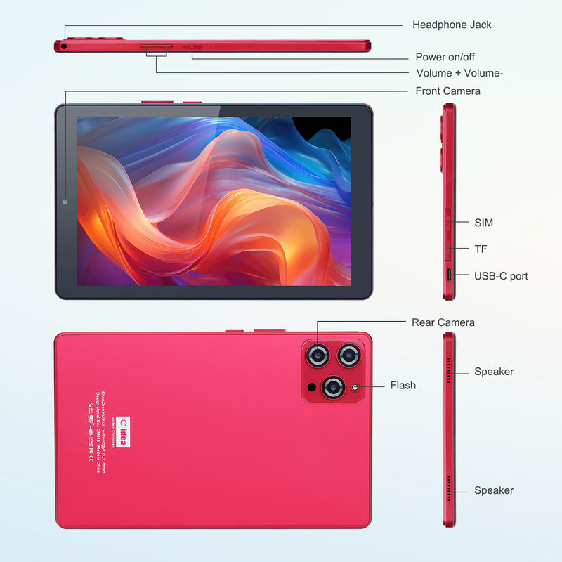 C idée 9 pouces Tablet PC Android Avec carte SIM 1024x600 IPS Écran affichage Wifi GPS pour les adolescents Étudiant CM915