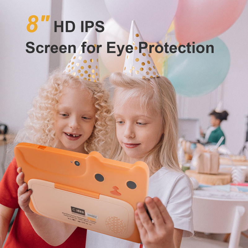 Idée C 7 pouces Tablette Kidspad Avec 4 Go de RAM + 64 Go de ROM HD IPS Sécurité de la protection oculaire Pour bébé CM80 Orange