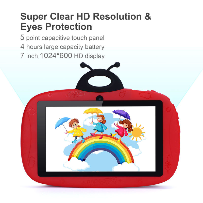C idée Les enfants Android 7 pouces Tablette à écran tactile 6+128 Go de stockage gratuit Casse WIFI Double caméra CM75