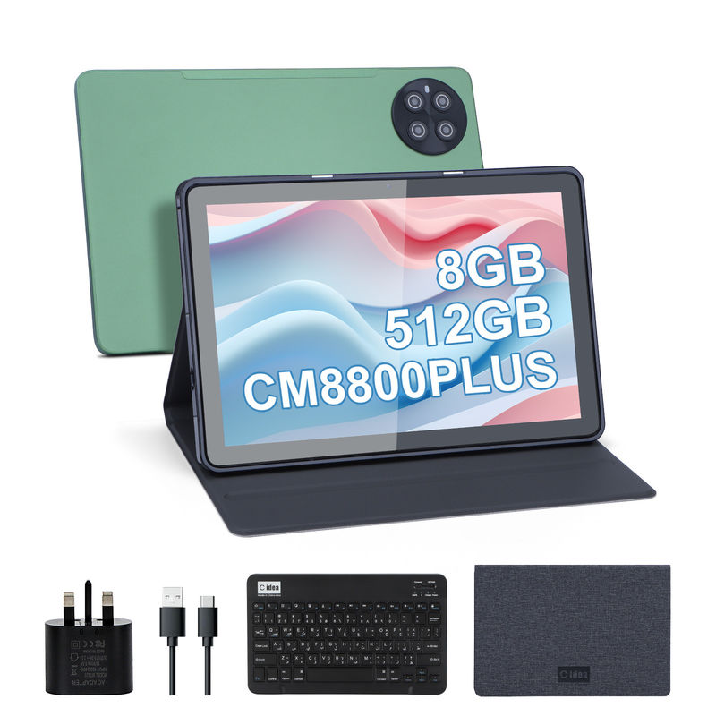 C Idée 10.1 pouces 8 Go de RAM 512 Go de ROM Wifi Smart Tablet PC avec prise en charge SIM CM8800plus