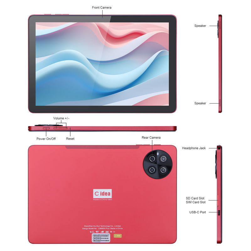 C Idée 10,1 pouces IPS Écran Smart Tablet PC pour les étudiants Avec clavier CM8800plus