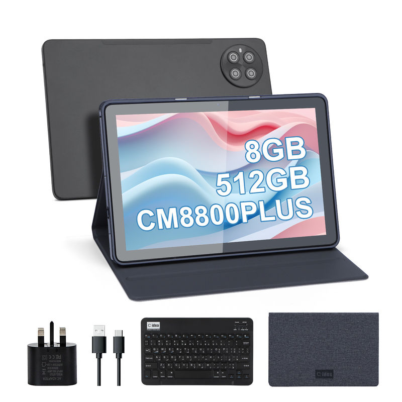 C Idée 8 Go de RAM 512 Go de ROM WiFi Android Tablette PC Tablette avec prise en charge SIM CM8800plus