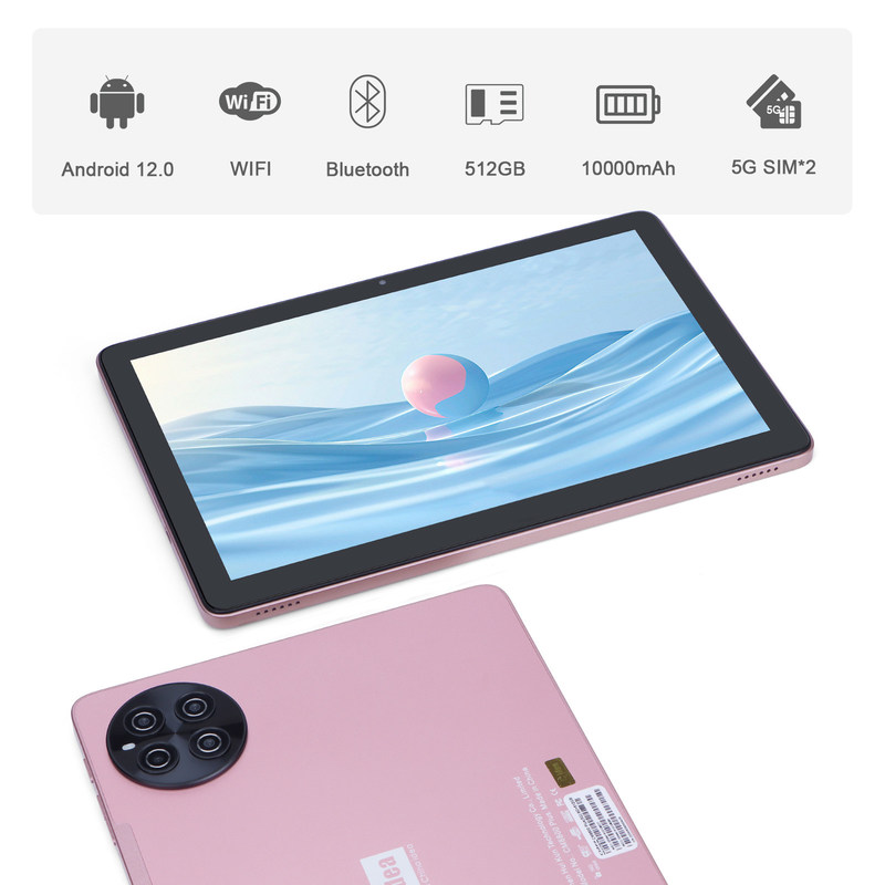 C Idea Android 8 Go de RAM 512 Go de ROM 10.1 pouces Tablette avec clavier pour l'école CM8800plus
