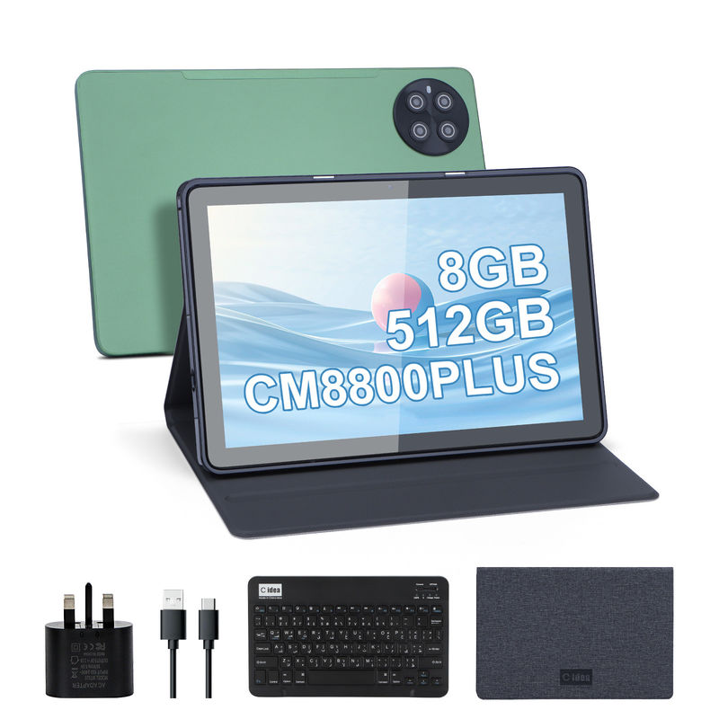 C idée Tablette pour étudiant 8 Go de RAM 512 Go de ROM 10,1 pouces Tablette PC avec 2 SIM CM8800plus