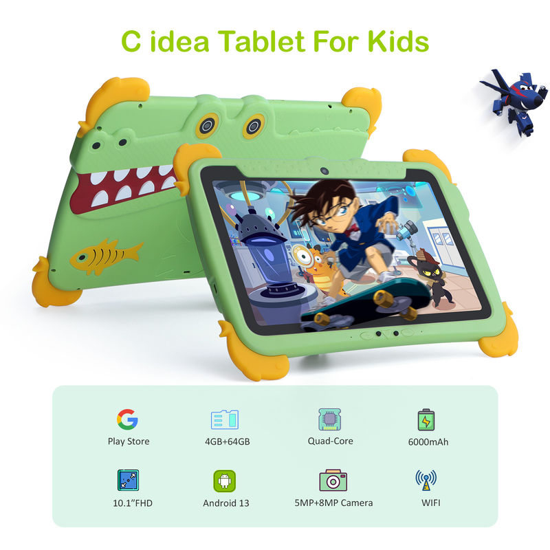 C idée 10,1 pouces Tablette pour enfants PC avec protection des yeux IPS Écran HD pour l'éducation Apprentissage P1100