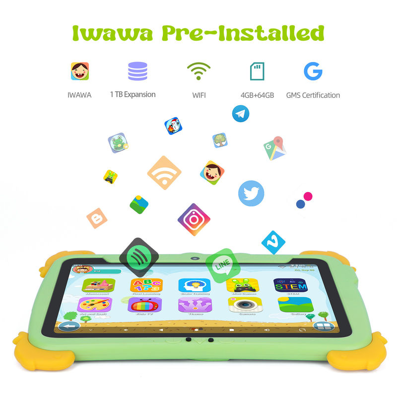 C Idea Kids Tablette 10.1 pouces Android Tablette PC avec protection de l'œil 1280 * 800 Écran pré-installation IWAWA Pour l'éducation