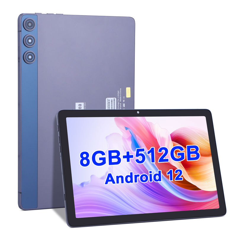 C idée Tablette Android 10,1 pouces à double caméra 8 Go de RAM 512 Go de ROM WIFI Tablette 5G avec souris clavier Prise en charge SIM pour l'école