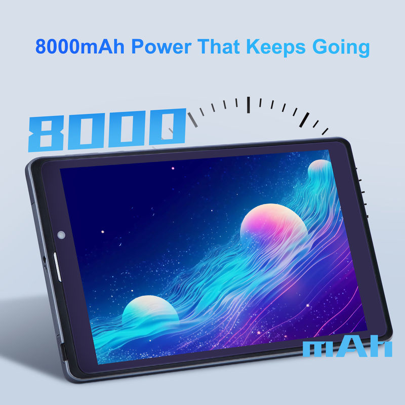 C idée Android Tablet PC à double caméra 8 pouces 1280x800 IPS HD Affichage Android 12 Tablettes pour les étudiants CM818-Gray