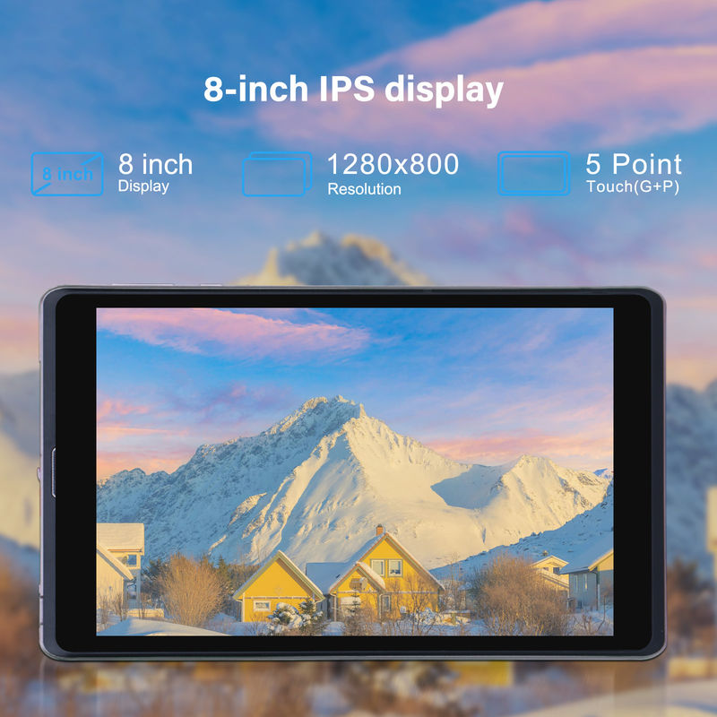 C idée 8 pouces Android 12 Tablette 8000mAh Batterie 5+8MP Caméra 8 Go de RAM 512 Go de ROM pour l'éducation Apprentissage CM818-rose