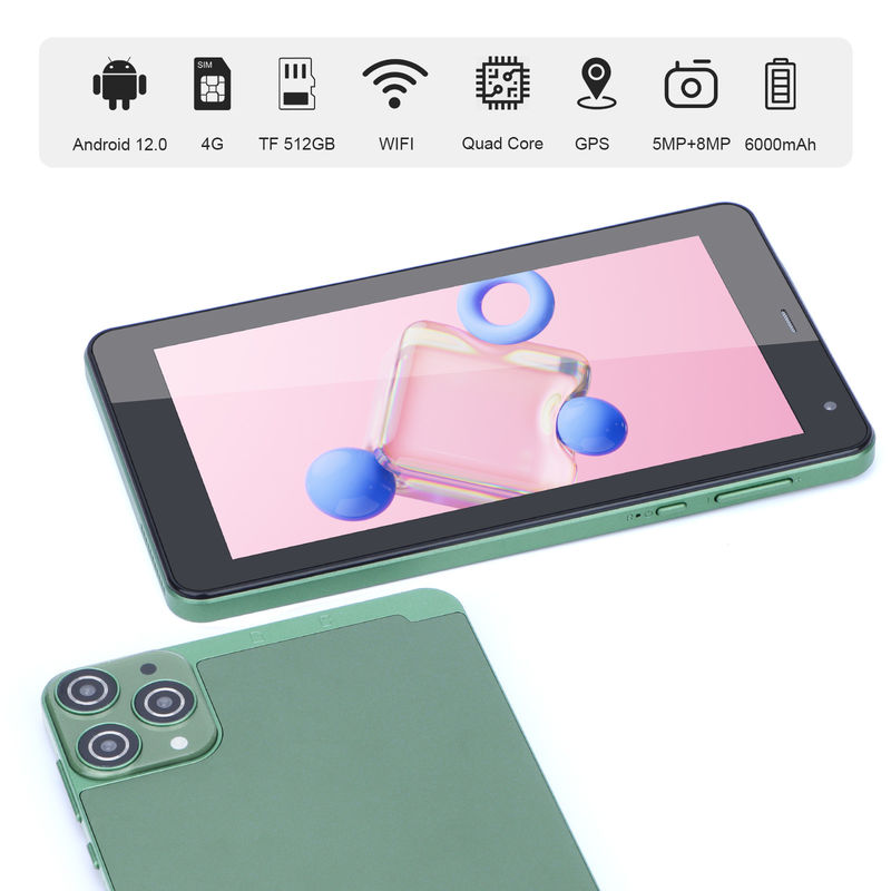 C Idea 7 pouces Tablettes Android 6+128 Go Tablettes à écran tactile quadricœur pour Studenet CM515 (vert)